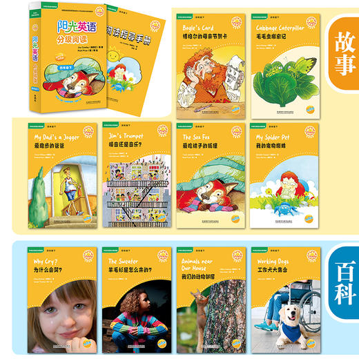 阳光英语分级阅读小学(可点读)(每盒10本读物+1本指导)(扫码听音频) 商品图8