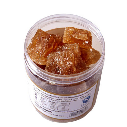 【吉顺号食品】-云南特产黄冰糖500g 新鲜甘蔗原汁熬制老冰糖 多晶冰糖 商品图6