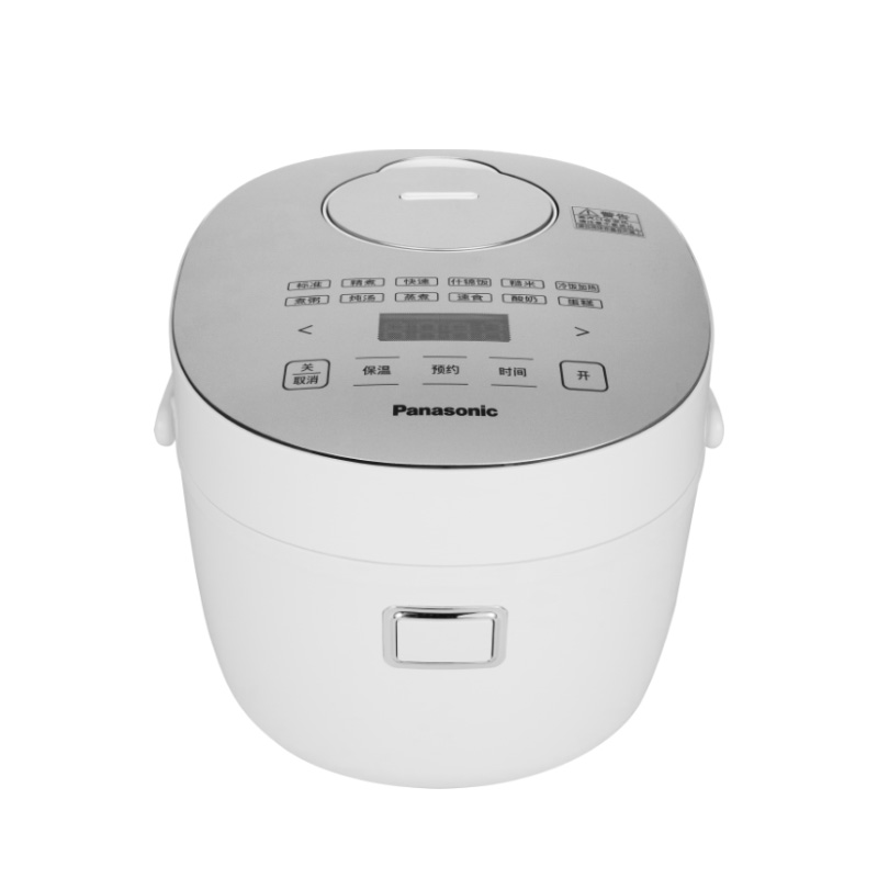 8月内购 松下2L家用迷你电饭煲 可预约 微电脑智能触控电饭锅 SR-DB071-W 白色