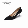 westory2023春季新款细跟优雅通勤高跟鞋浅口单鞋女55821 商品缩略图1
