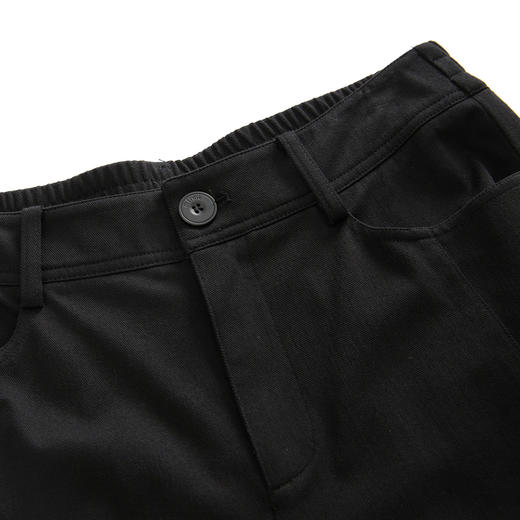 谜底23春季新款束脚裤女黑色显瘦宽松小个子萝卜休闲裤231MK0166 商品图3