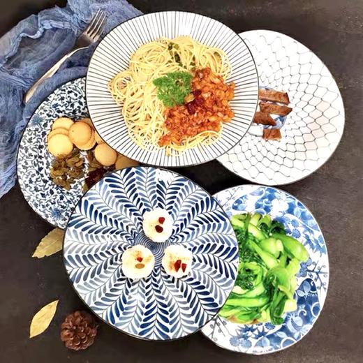 日本进口有田烧釉下彩陶瓷日式料理和风大拉面碗 椭圆盘深盘礼盒装 商品图7