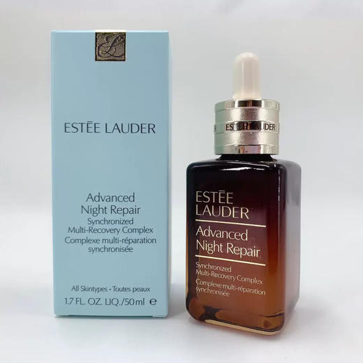 七代新版雅诗兰黛ANR小棕瓶特润修护淡纹精华保湿维稳50ml效期27年7月外包装轻微破损 商品图1