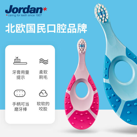 挪威Jordan婴幼儿儿童软毛牙刷宝宝牙刷 0-2岁（颜色随机） 商品图7