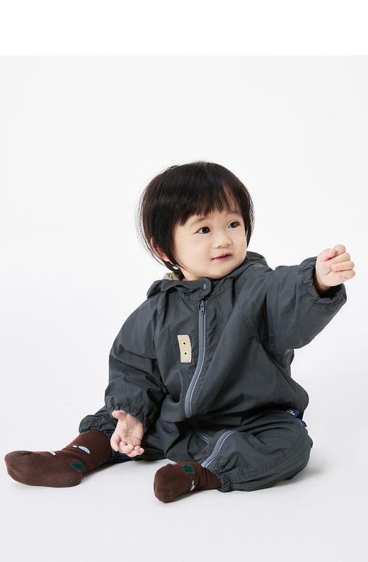 JNBY  23年春款   轻薄拉链式外出连体衣   YN1F11370 商品图8