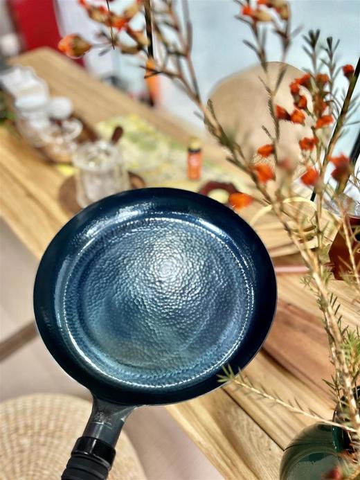【正宗章丘铁锅-平底煎锅】手工锻打 无涂层 无烟 三种尺寸可加锅盖 商品图2