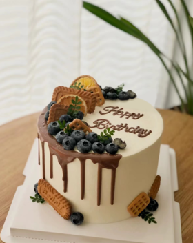 蛋糕定制—小清新巧克力蛋糕