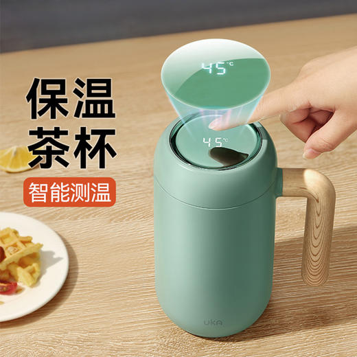 保温泡茶杯 | 智能测温 知冷暖免烫嘴 高硼硅玻璃内胆 保温14小时 可微波加热 商品图1