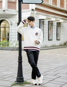 TOMMY 毛衣男  MW27764-YBI .63%WOOL 37%POLYAMIDE