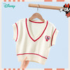 【商场同款】迪士尼童装女童针织马甲潮搭桃心领中大童女孩宝宝背心马甲春秋季 商品缩略图4