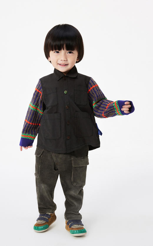 JNBY   23年春款  高弹性灯芯绒长裤   YN1E12330 商品图4