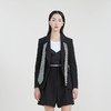 谜底西装外套女士2023春季新款黑色通勤时尚西服短外套231MW0045 商品缩略图0