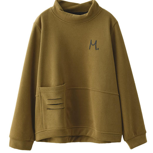 L26564冬季新款加厚保暖套头绒衫女士休闲宽松上衣 商品图4