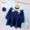 【商场同款】迪士尼童装女童连衣裙校园风可爱米妮小飞象淑女学院派裙子海军风221DQ0103 商品缩略图1