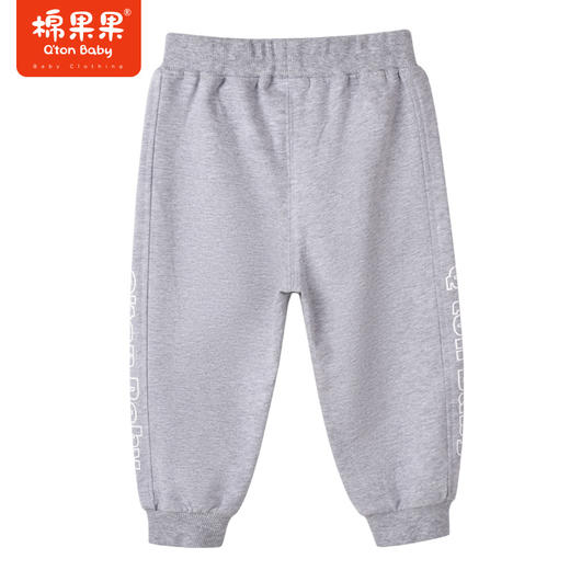 棉果果商场同款春季新品男童运动休闲纯棉百搭上身舒适度高针织长裤M112100223034 商品图4