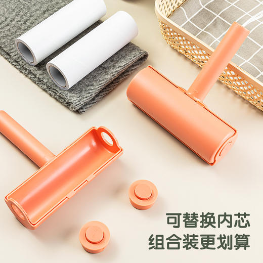 得力JF881粘毛滚轮替芯16cm*60撕*90μm(白色)(3卷/袋) 商品图4