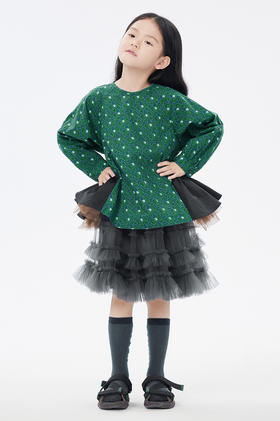 JNBY  23年春款  细沙拼接设计长袖衬衣  1N1212830