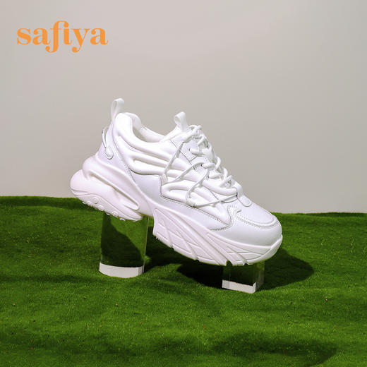 【新春秒杀】Safiya/索菲娅 网红炸街2023年游艇太空厚底运动休闲老爹鞋 SF31112071 商品图10