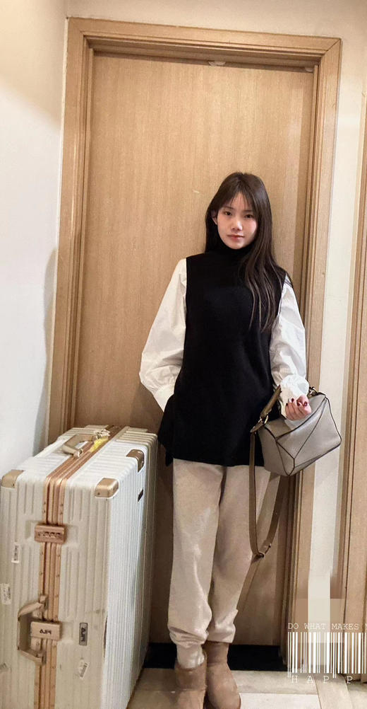 Theory羊毛羊绒高领针织背心女款 商品图7