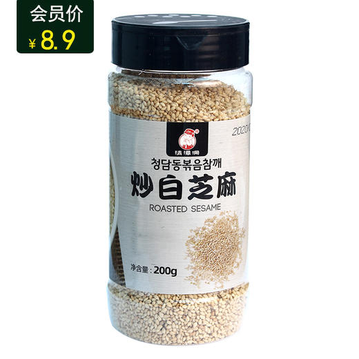 청담동볶음참깨清潭洞炒白芝麻200g 商品图0