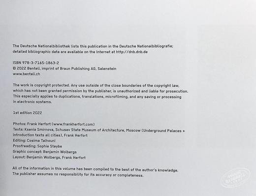 【中商原版】Cccp Underground 进口艺术 CCCP地下：苏联时代的地铁站 商品图8