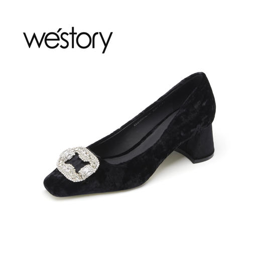 westory2023年春季新款浅口单鞋女休闲百搭55401 商品图1