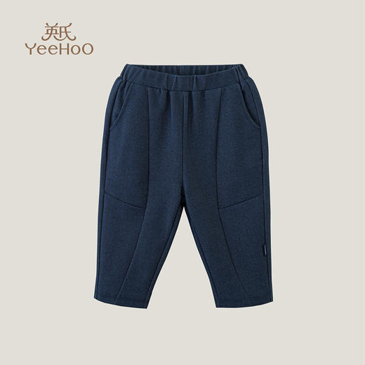 英氏童装长裤2023春季男童女童牛仔蓝裤子宝宝休闲裤YRKCJ1P152A 商品图0