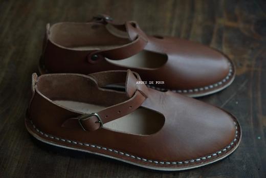 STEVE MONO 植物鞣制手工皮鞋(棕色) 商品图9