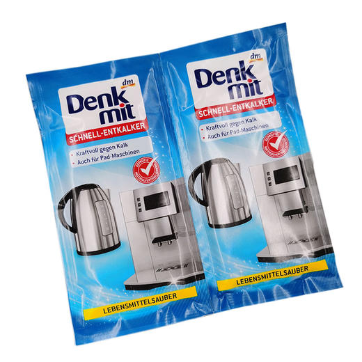 DLL【中欧班列精选】德国除垢剂 原装进口dm Denkmit电热水壶饮水机咖啡机除垢剂 25g*2包 商品图4
