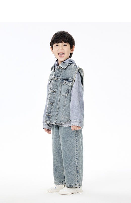 JNBY  23年春款  潮酷耐磨牛仔夹克  1N1513530 商品图4