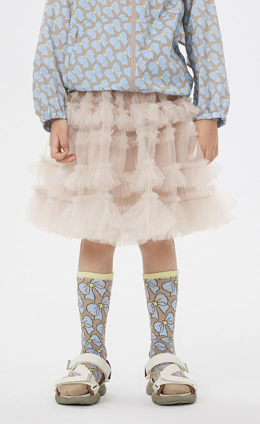 JNBY   23年春款  花边设计细沙短款腰裙   1N1D13360 商品图5