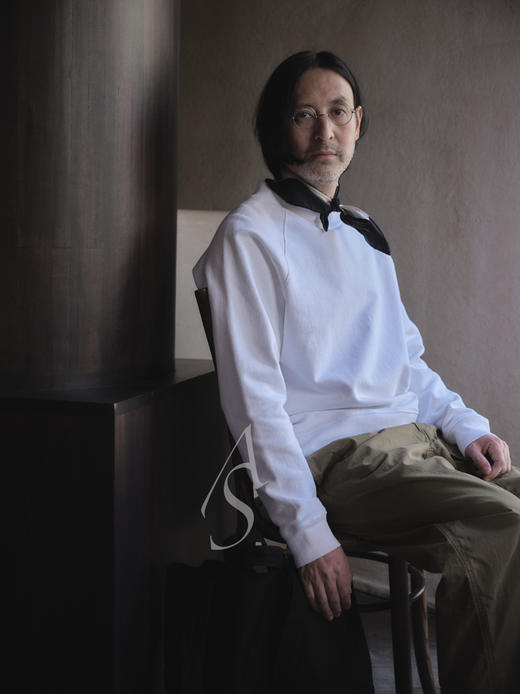 MHL  男士银炭灰/卡其绿松紧腰棉质直筒裤 商品图6