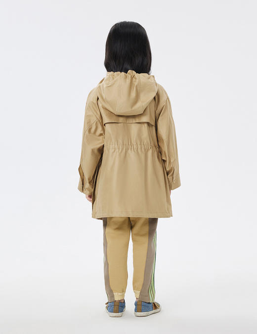 JNBY   23年春款  宽松连帽短款风衣  1N1914020 商品图6