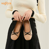 【新春秒杀】Safiya/索菲娅 温柔风软底2023年春季新款休闲蝴蝶结气质通勤浅口单鞋 SF31111143 商品缩略图1