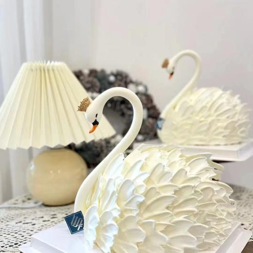 黑巢-高贵白天鹅生日蛋糕 商品图0