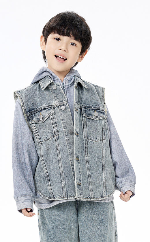 JNBY  23年春款  潮酷耐磨牛仔夹克  1N1513530 商品图3