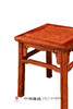 红桥红  家具严选  缅甸花梨(大果紫檀）  【38瓜棱腿方凳】 商品缩略图2