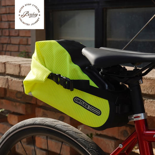 德国Ortlieb 荧光绿 时尚 自行车 Gravel 快拆 防水 车尾包鞍座包 商品图0