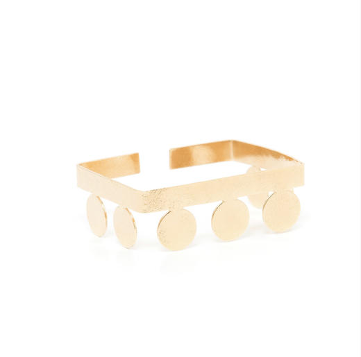 Salome Charly KERA 手工锤纹手镯 商品图5