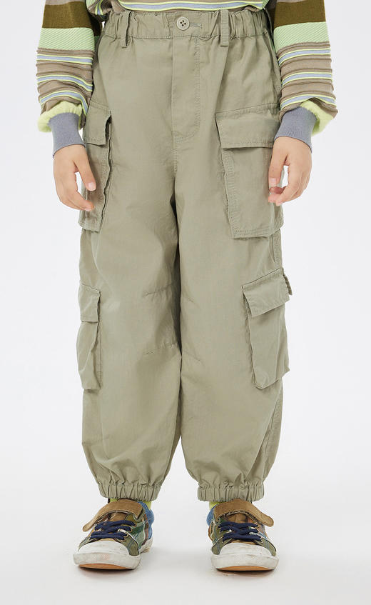 JNBY  23年春款  大口袋工装运动长裤  1N1E13220 商品图9