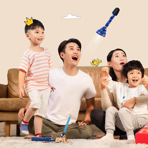 【3岁+】当当狸空气火箭——了解空气力学的儿童玩具 商品图4