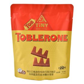 瑞士三角迷你牛奶巧克力制品含蜂蜜及巴旦木糖分享装160g