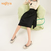【新春秒杀】Safiya/索菲娅 温柔风软底2023年春季新款休闲蝴蝶结气质通勤浅口单鞋 SF31111143 商品缩略图5