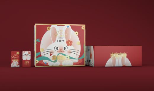 兔年福兔盈门春节礼盒 八款高端水果拼装5-5.5斤 商品图2