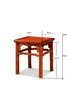 红桥红  家具严选  缅甸花梨(大果紫檀）  【38瓜棱腿方凳】 商品缩略图3