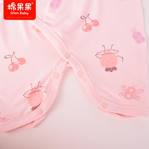 棉果果商场同款春季新品女童兰精莫代尔蝴蝶连体衣M121726423106 商品图3