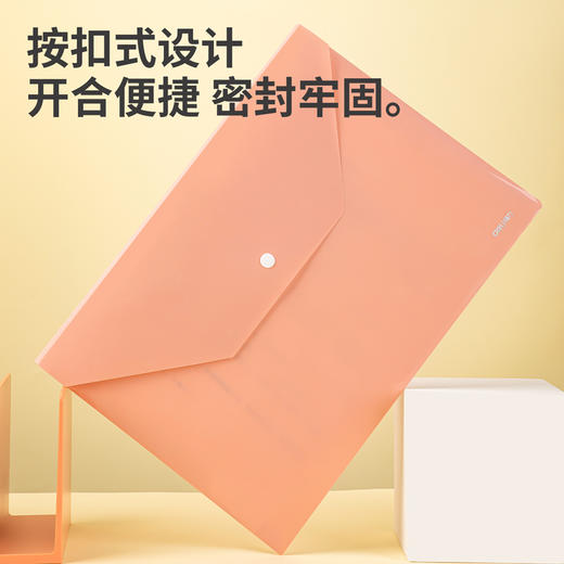 得力PP301-5文件袋A4(混)(5个/包) 商品图1