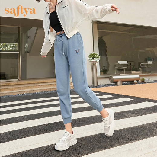 Safiya/索菲娅 2023年春季新款厚底增高透气网面休闲板鞋 SF31112036 商品图2