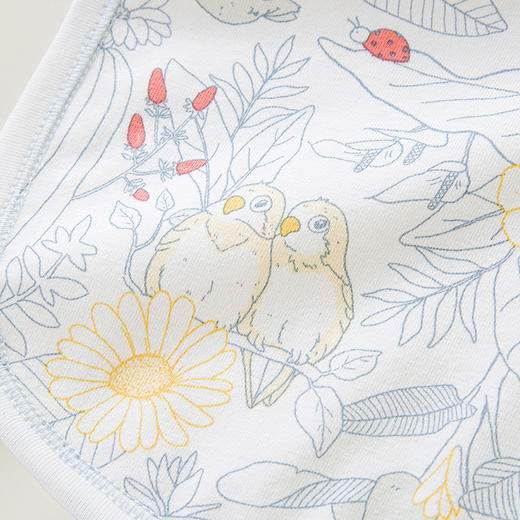 英氏宝宝吐奶巾口水巾新生婴儿围兜柔软隔奶围嘴YLSBJ0P002A 商品图2