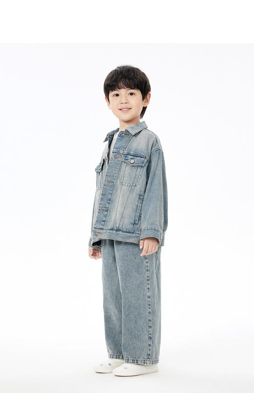 JNBY  23年春款  复古斜纹牛仔夹克  1N1613470 商品图4